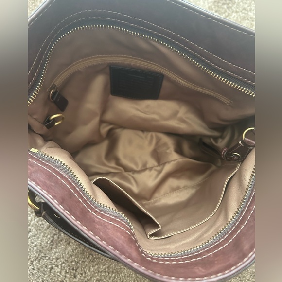 COACH Signature Zoe Mosaic Patchwork Hobo Bag and Wallet - Picture 5 of 14